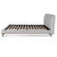 CBD8827-YO Fabric King Bed Frame - Clay Grey