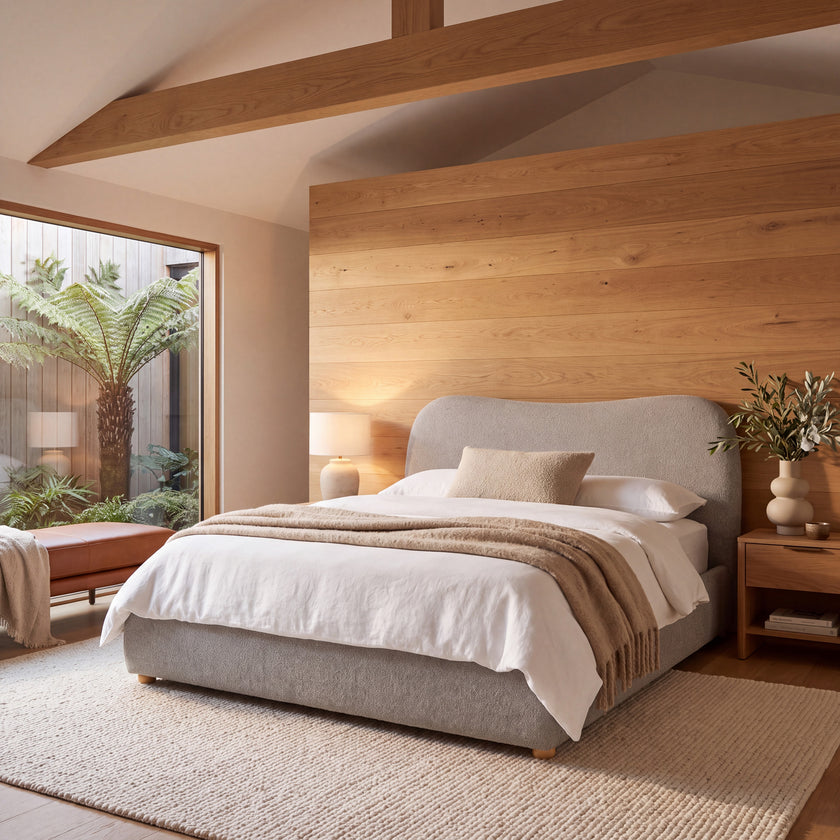 CBD8832-YO Queen Bed Frame - Storm Grey