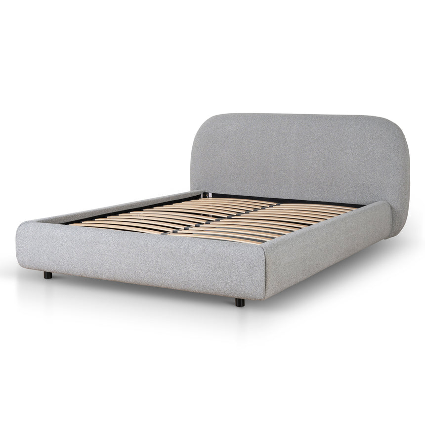 CBD8831-YO Fabric Queen Bed Frame - Clay Grey