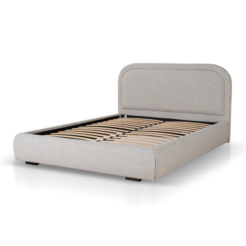 CBD8831-YO Fabric Queen Bed Frame - Clay Grey