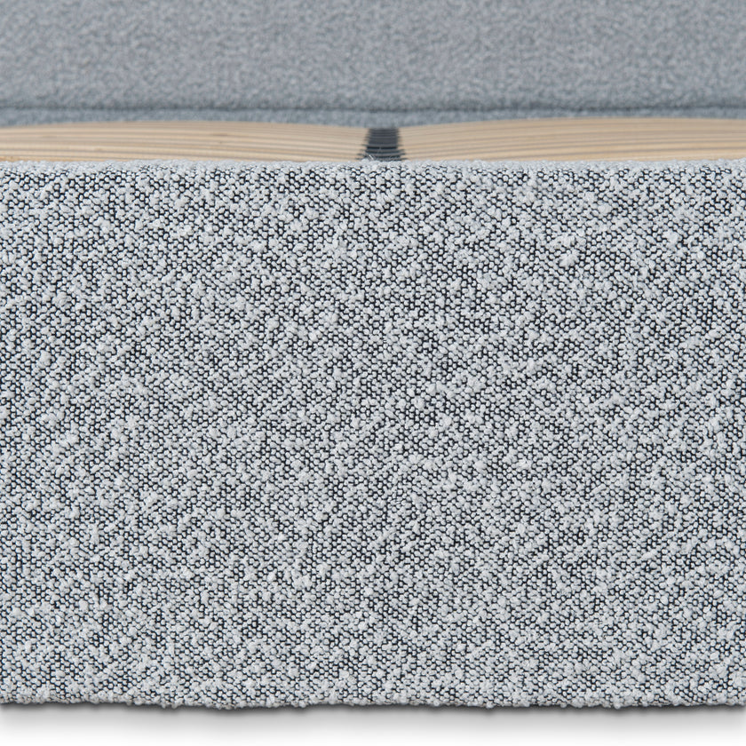 CBD8998-YO Queen Bed Frame - Cloudy Pepper Boucle with Storage