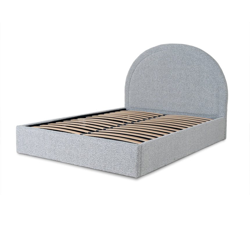 CBD8831-YO Fabric Queen Bed Frame - Clay Grey
