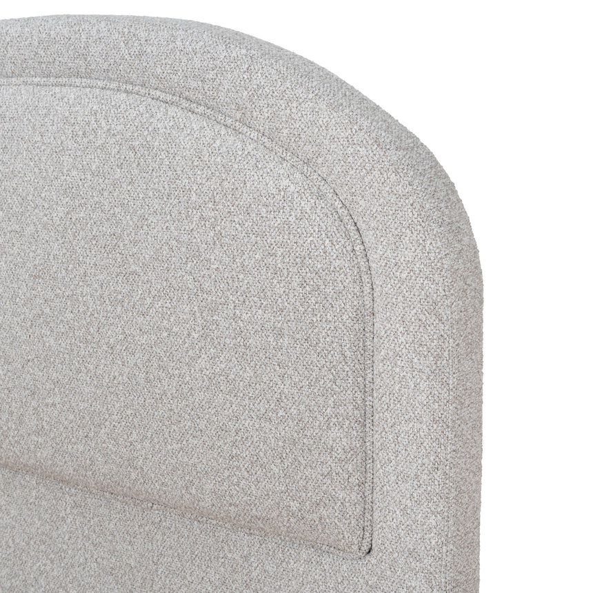 Rumina Single Bedhead - Clay Grey