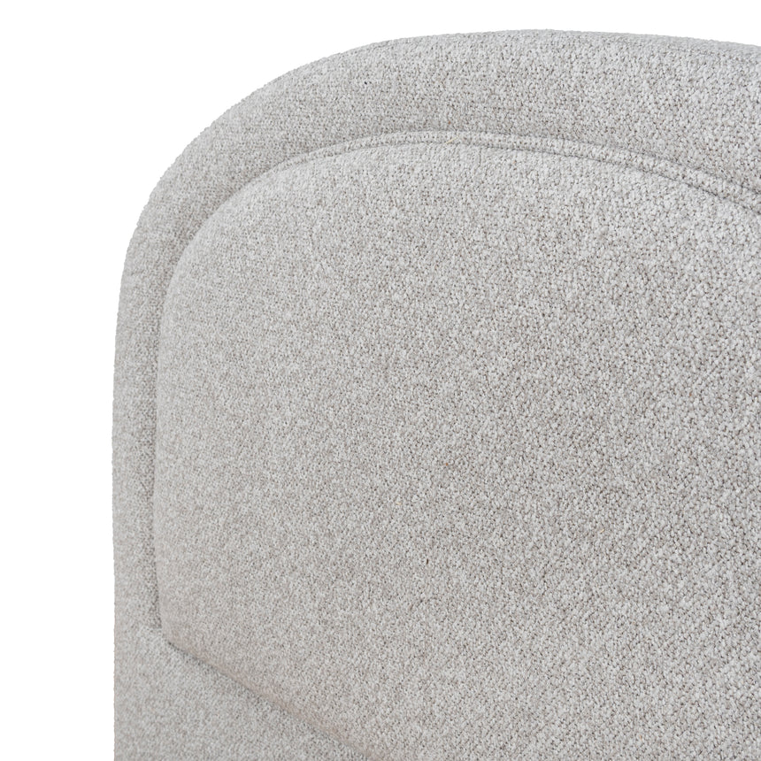 Rumina Single Bedhead - Clay Grey