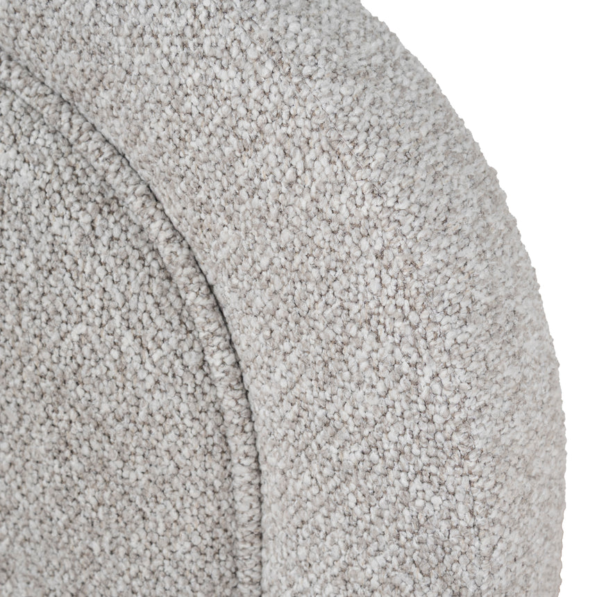 Rumina Single Bedhead - Clay Grey