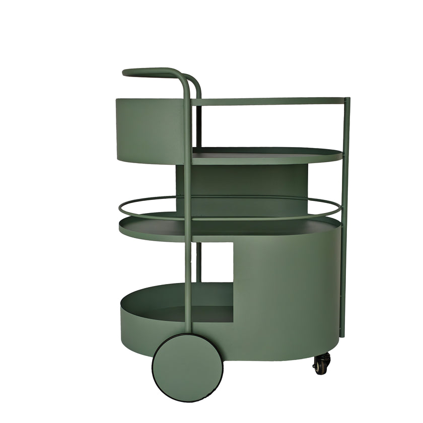CBR12064-BC 63cm Bar Cart - Sage Green