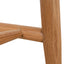 CBS10149-MY 65cm Coastal Beige Bar Stool - Natural Oak