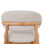 CBS10149-MY 65cm Coastal Beige Bar Stool - Natural Oak