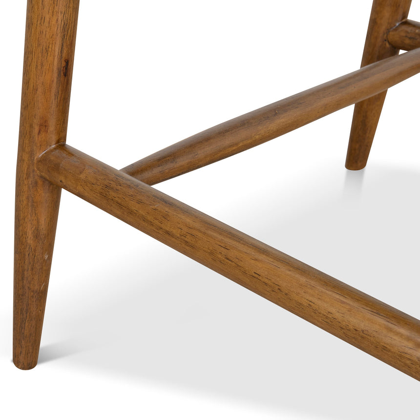 CBS10150-MY 65cm Coastal Beige Bar Stool - Walnut