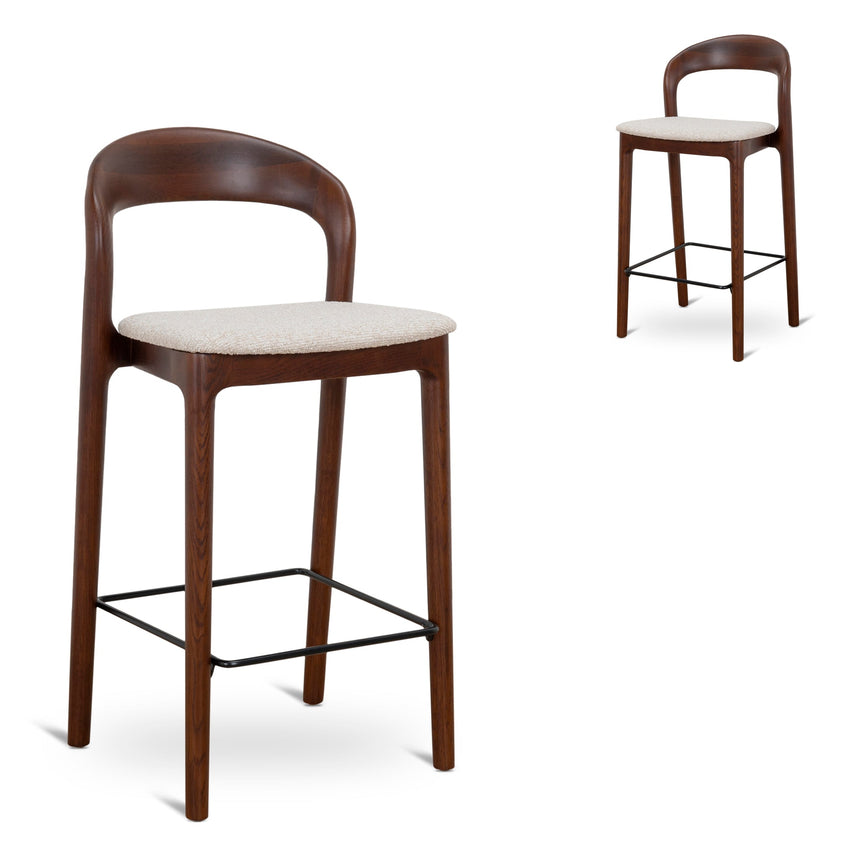 CBS10125-FH Fabric Bar Stool - Full Black