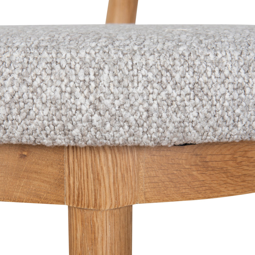 CBS10200-LJ 66cm Natural Bar Stool - Clay Grey