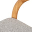 CBS10200-LJ 66cm Natural Bar Stool - Clay Grey