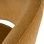 CBS10220-FH Black Bar Stool - Orange Gold Seat