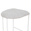 CBS10301-FH 65cm White Bar Stool - Clay Grey (Set of 2)