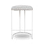 CBS10301-FH 65cm White Bar Stool - Clay Grey (Set of 2)