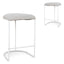 CBS10301-FH 65cm White Bar Stool - Clay Grey (Set of 2)
