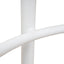 CBS10315-FH 65cm White Bar Stool - Clay Grey (Set of 2)