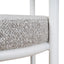 CBS10315-FH 65cm White Bar Stool - Clay Grey (Set of 2)