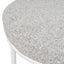CBS10315-FH 65cm White Bar Stool - Clay Grey (Set of 2)