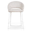 CBS10344-FH White Bar Stool - Pale Beige (Set of 2)