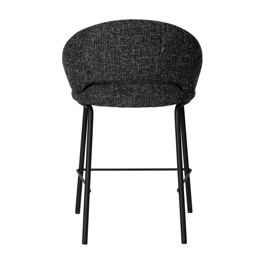 CBS10345-FH Black Bar Stool - Field Charcoal (Set of 2)