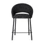 CBS10345-FH Black Bar Stool - Field Charcoal (Set of 2)