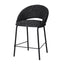 CBS10345-FH Black Bar Stool - Field Charcoal (Set of 2)