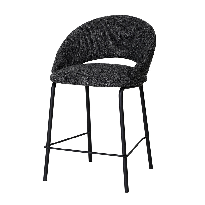 CBS10345-FH Black Bar Stool - Field Charcoal (Set of 2)