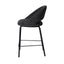 CBS10345-FH Black Bar Stool - Field Charcoal (Set of 2)