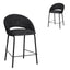 CBS10345-FH Black Bar Stool - Field Charcoal (Set of 2)