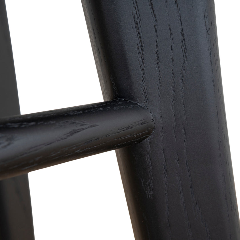 CBS10357-OW 65cm Bar Stool - Full Black