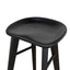 CBS10357-OW 65cm Bar Stool - Full Black