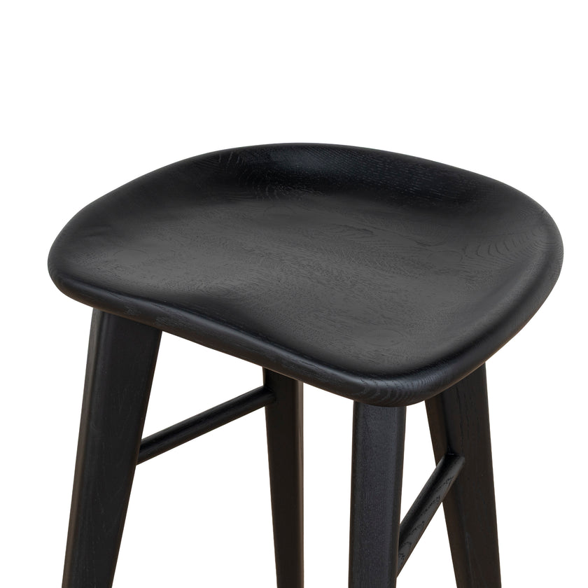 CBS10357-OW 65cm Bar Stool - Full Black