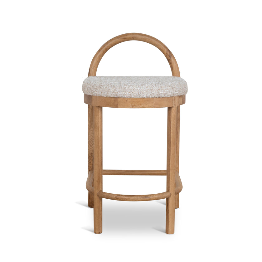 CBS10422-LJ 66cm Natural Bar Stool - Pale Beige