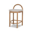CBS10422-LJ 66cm Natural Bar Stool - Pale Beige