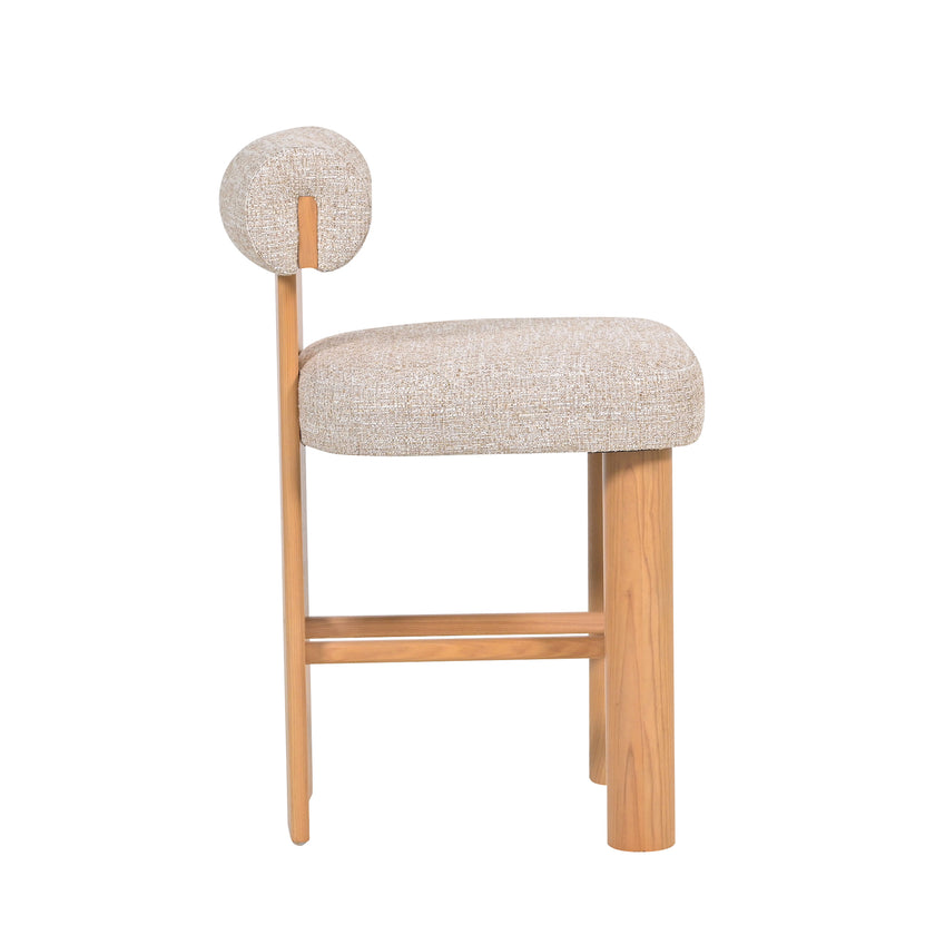 CBS10481-OLS Natural Barstool - Pale Beige