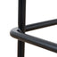 CBS10534-SU 65cm Matte Black Bar Stool - Walnut