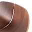 CBS10534-SU 65cm Matte Black Bar Stool - Walnut