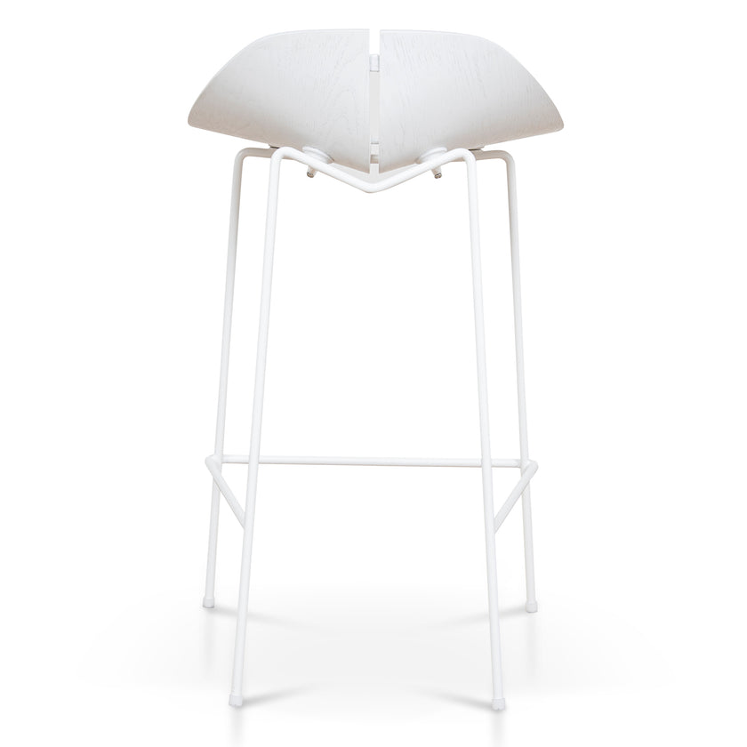 CBS10535-SU 65cm Bar Stool - Full White