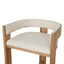 CBS10557-LJ Natural Barstool - Dawn Beige