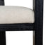 CBS10558-LJ Black ELM Barstool - Dawn Beige