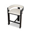 CBS10558-LJ Black ELM Barstool - Dawn Beige