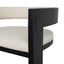 CBS10558-LJ Black ELM Barstool - Dawn Beige