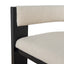 CBS10558-LJ Black ELM Barstool - Dawn Beige