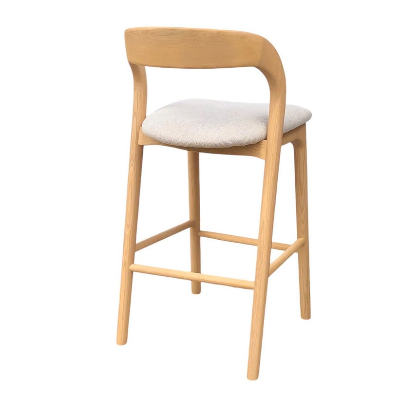 CBS10566-NX 65cm Natural Bar Stool - Naxos Beige