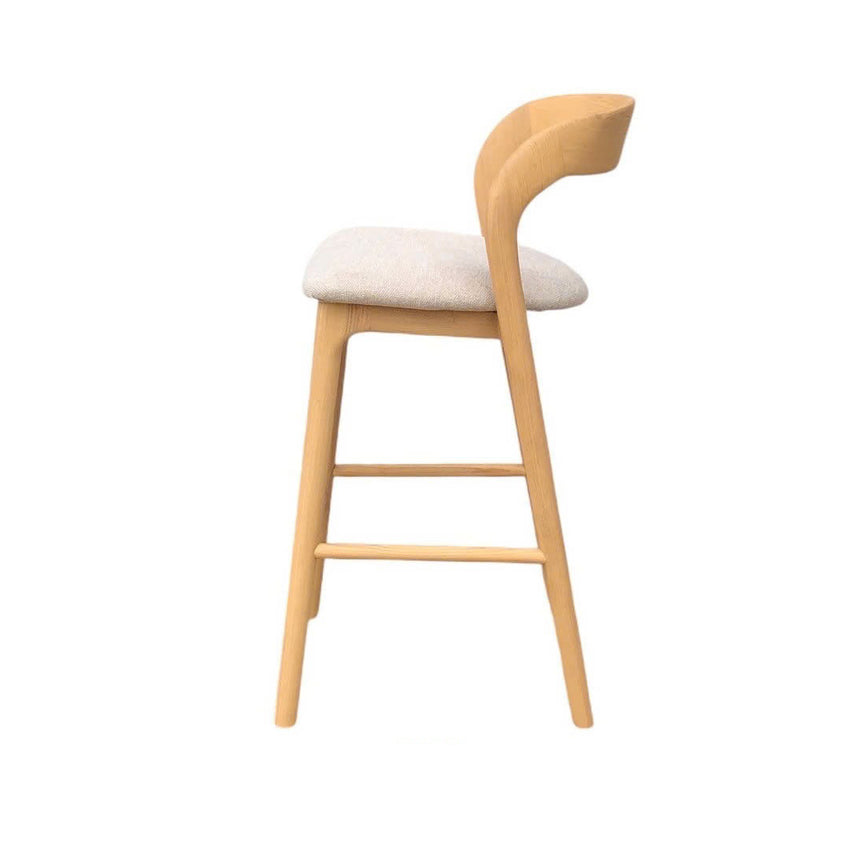 CBS10566-NX 65cm Natural Bar Stool - Naxos Beige