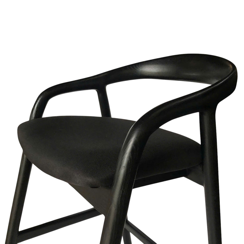 CBS10579-NX 65cm Bar Stool - Full Black