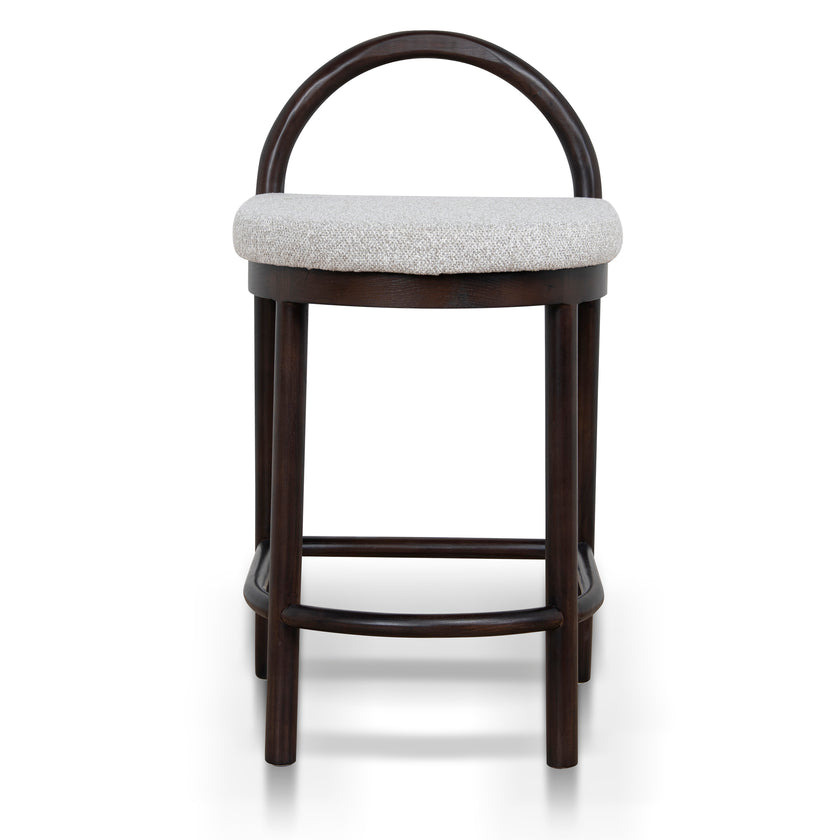 CBS12108-LJ 66cm Brown Bar Stool - Clay Grey