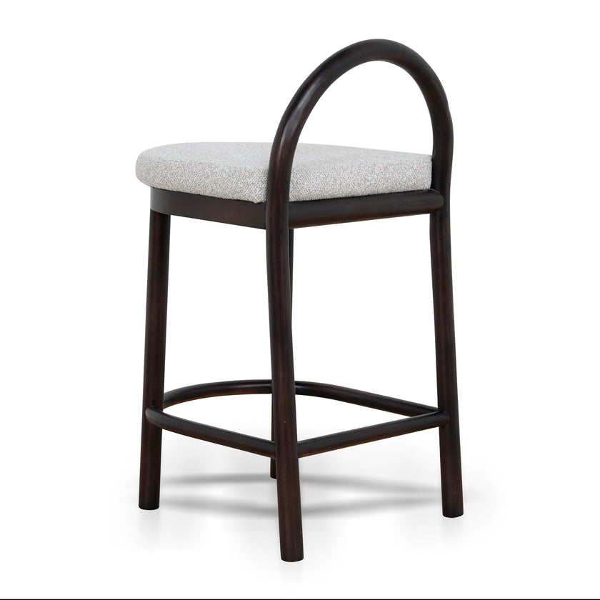 CBS12108-LJ 66cm Brown Bar Stool - Clay Grey