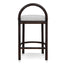 CBS12108-LJ 66cm Brown Bar Stool - Clay Grey